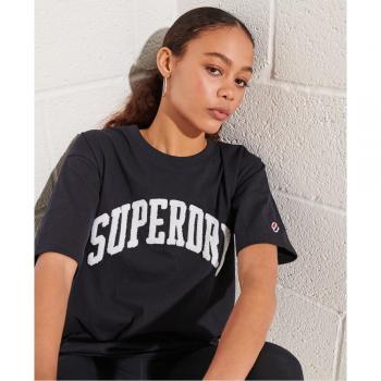 Damen T-Shirt Superdry im Varsity-Stil