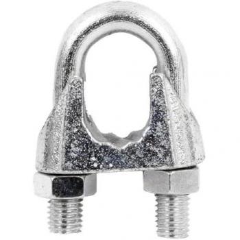 Sujetacable Din‑741 Zincado M‑20 – Paquete Individual