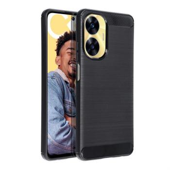 Cover Carbonio Nera Forcell per Realme C55