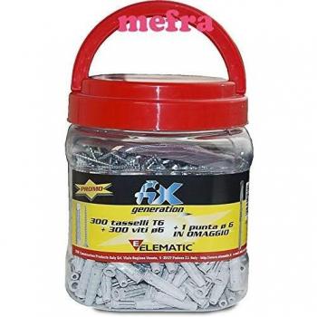 Kit Tasselli Nylon T6/VA 300 Pz