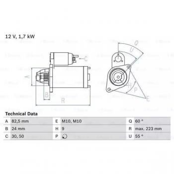 BOSCH 0 986 023 370 Starter