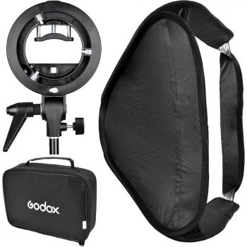 Godox – Ensemble Speedlite Type S et boîte à lumière 40x40cm pour studio