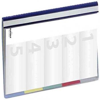 Durable Divisoflex Project Flat File, Plastic, 15mm Capacity, A4, Blue, Ref 2557/06