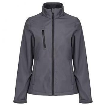 Regatta Ablaze 3‑Layer Women’s Softshell Jacket – Grey/Seal Black, Size 12 (UK)