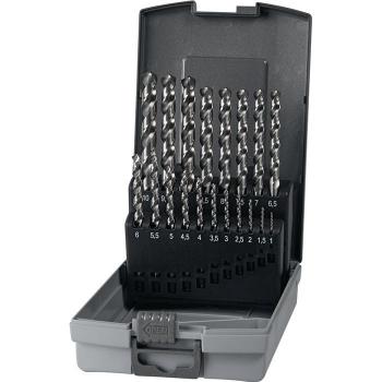 Promat Set di punte a filettatura helicoidale D.1-10x0,5mm HSS-Co DIN 338 19 unità Ku.-Kass
