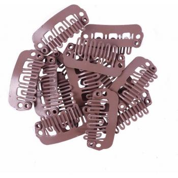 500Pcs 24MM U Tip Snap Metal Clips for Hair Wefts