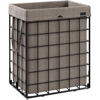 Cesta Portabiancheria con Sacco 90L Pieghevole e Lavabile