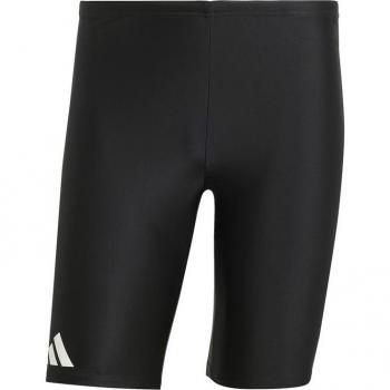 Costume da bagno adidas Solid Jammer nero con dettagli bianchi (S-M)