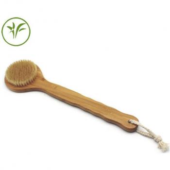 B043-B2 Pig Bristle Bamboo Bath Brush