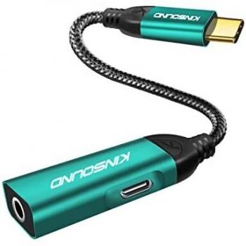 Galaxy A52/S21 Series 3.5 mm Adapter with Quick‑Charge Port