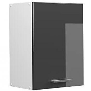 Élément de cuisine haut, 45 cm, R-Line, Anthracite Haute brillance