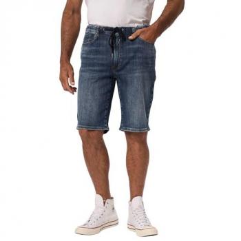 JP1880 Jeansbermuda für Herren, blau, Größe 8XL, Baumwolle