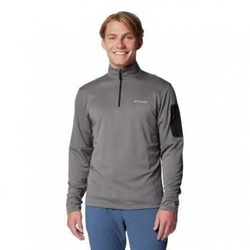 SWEATSHIRT COLONIA QUARTER ZIP CINZA ESCURO – PEQUENO (Tamanho S)