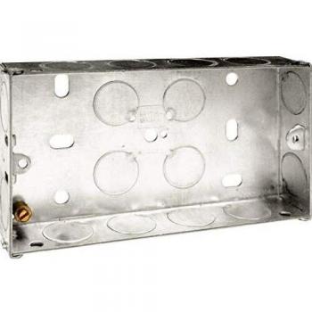 Dual Chamber 25mm Steel Electrical Box