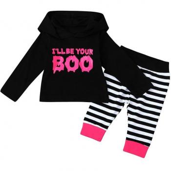 Sudadera y pantalones de rayas I'll Be Your Boo para bebé de 0 a 18 meses