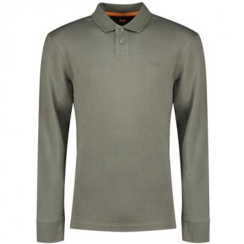 BOSS ORANGE Poloshirt mit Polokragen Pe_interlock_long