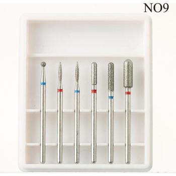 6PCS Nail Drill Bit Set for Manicure
