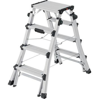 Escabeau HAILO D100 Aluminium télescopique 2 x 4