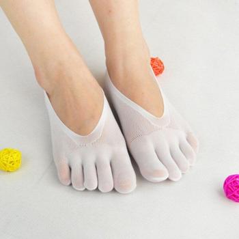 Women’s Invisible Five-Finger Socks with Silicone Anti-Skid