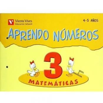 Aprendo Numeros Cuaderno 3 (4-5 A-os) (Tapa blanda).