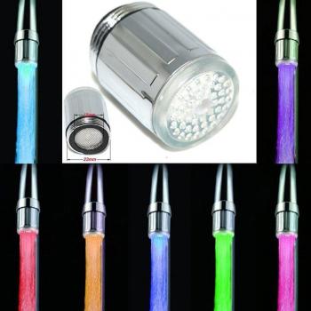 Decoración de Cocina y Baño: Grifo Luminiscente 7 Color