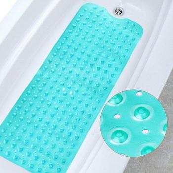 Tapete de baño PVC antideslizante 100cm x 40cm con ventosas