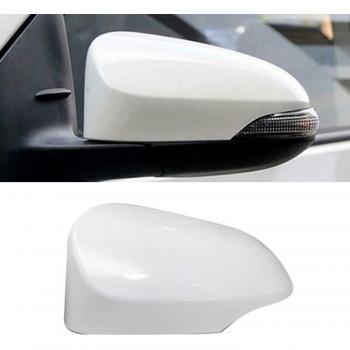 Tapón Protector Lente Retrovisor Toyota Yaris 2012‑2019 Izquierda Blanco