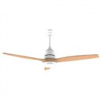 Ventilador De Techo Cecotec Energysilence Aero 5275 Lightwood 40W Luz Led Blanco/Natural Ø132 Cm