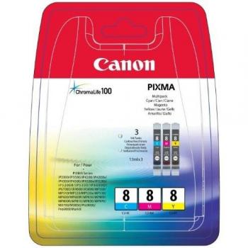 Canon CLI-8 Pack de 3