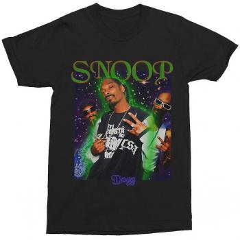 Tee Shirt Noir Vintage Snoop Dogg M