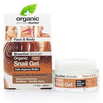 Dr. Organic Snail Gel Alla Bava di Lumaca Filtrata Viso&Corpo 50 ml