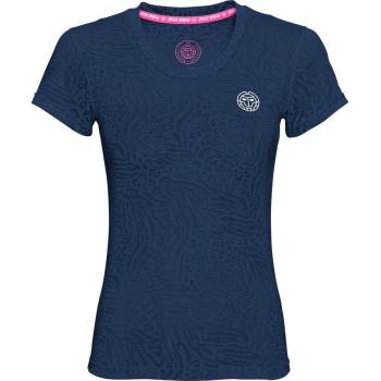 Bidi Badu Anni Couture – T‑shirt Femme Bleu Foncé