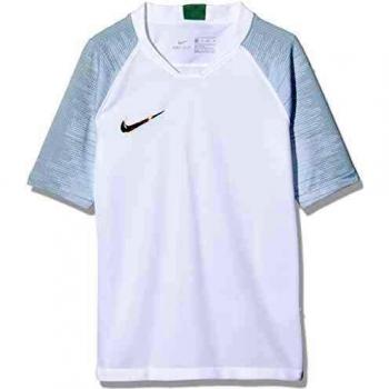 Nike Jungen B NK BRT Stricken Top SS Unterhemd – Weiß, Silberne Kiefer – XS