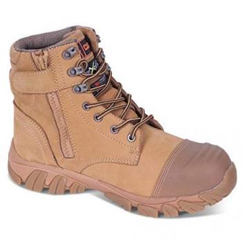 Beeswift Waterproof Nubuck Side Zip Safety Boots with Metatarsal Protection