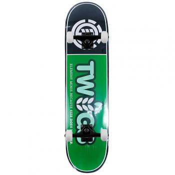 Element Pro Skateboard – 7.625 Black with Twig Design