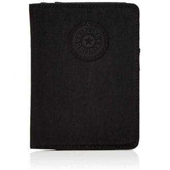 Kipling PASS PORT Portefeuille passeport, 14 cm, 0.01 litres, Noir