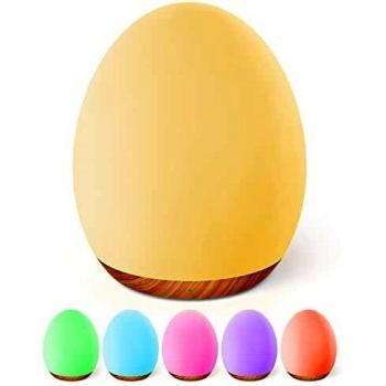 LED Nachtlicht Silikon für Kinder, dimmbar, RGB Farbwechsel, USB wiederaufladbar