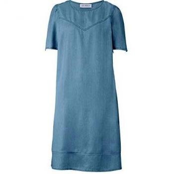Kurzärmel‑Mini‑Kleid in Hellblau – Amy Vermont, Viskose