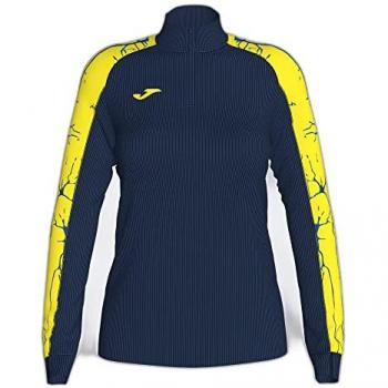 Sweatshirt Frau Joma Elite IX dunkelblau/gelb