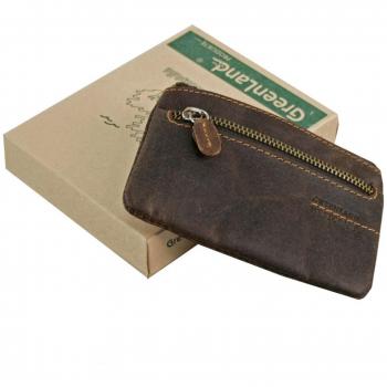 GreenLand Nature West Coast Schlüsselhülle in Leder – 13 cm