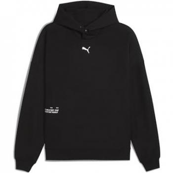 Puma Run Club Trainingspulli – Schwarz, S, 6 % Elasthan, 78 % Polyester, 16 % Lyocell