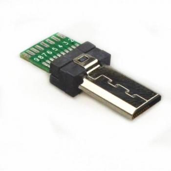 Micro USB Multi-Port Connector USB 15-Pin LANC DIY AV Terminal 5 Pack