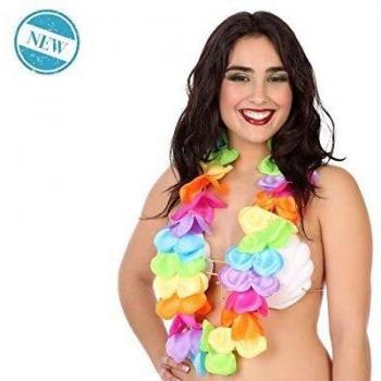Collar de Flores Grandes Hawaiano 59077