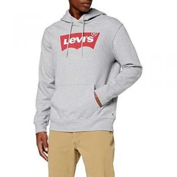 Levi's Capucha Gráfica Po Hoodie-B, Hombre, Color Gris