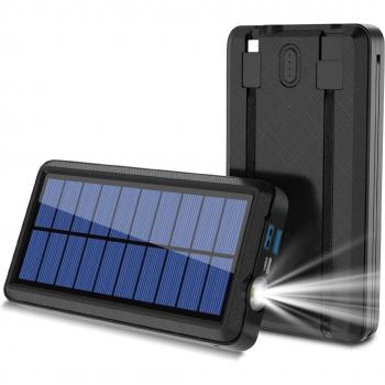 Fuente de Emergencia Solar para iPhone y Samsung
