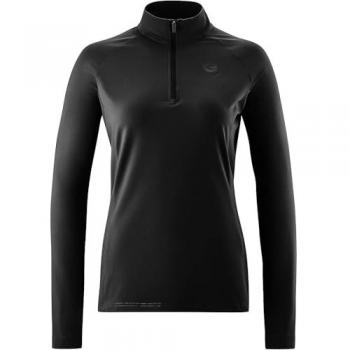 Gonso Women’s Noir Zip‑Up Sweatshirt – Black, 48
