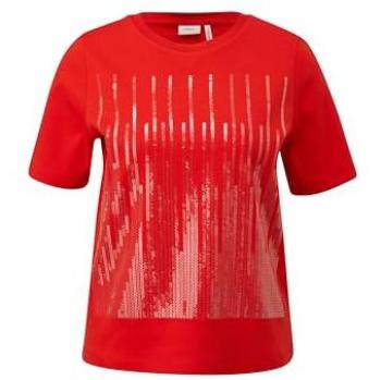 S.Oliver BLACK LABEL Funkelndes Kurzarmshirt