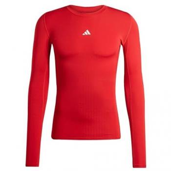 Adidas Techfit Team Power Red Long Sleeve – L/S Baselayer
