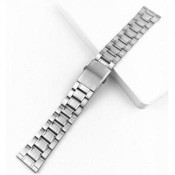Correa de reloj de acero inoxidable unisex