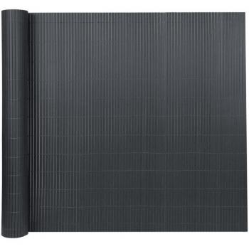 Recinzione Decorativa AUFUN Frangivista PVC 90x500 cm, Antracite